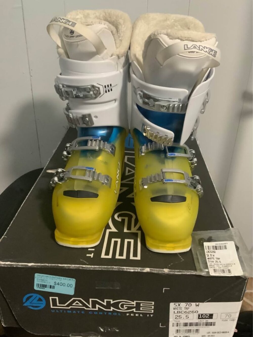 Lange SX 70 ski boots Women's Size 25.5